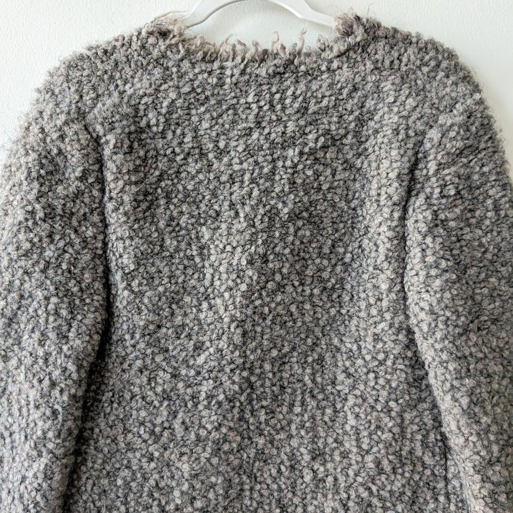 NWT IRO Campbell Frayed Boucle Knit Wool Cardigan Sweater Jacket - Picture 7 of 9